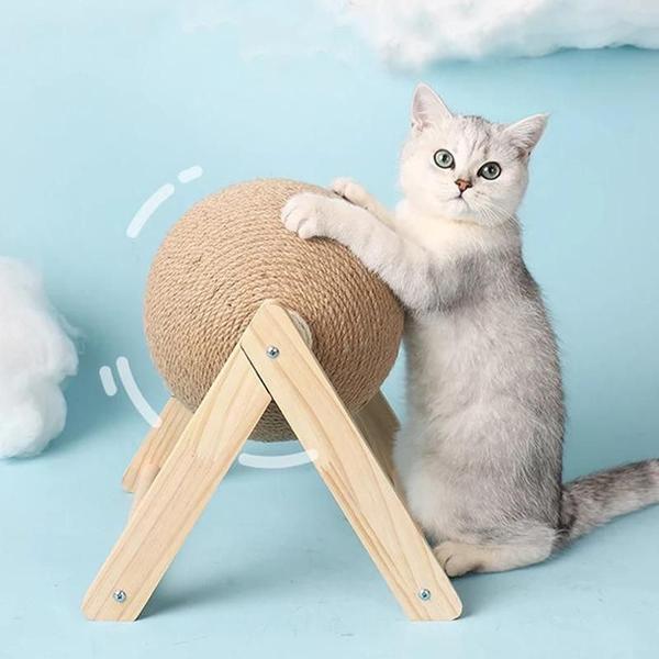 Imagem de Bola de Sisal para Gato - Brinquedo Resistente para Arranhar