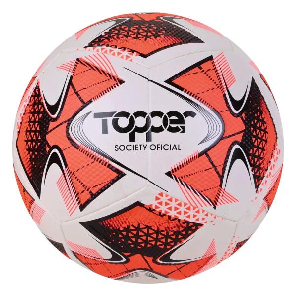 Imagem de Bola de society Topper Vermelha Neon/Preto