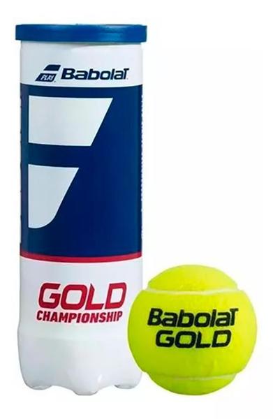 Imagem de Bola de Tênis Babolat Gold Championship (Tubo com 3 bolas)