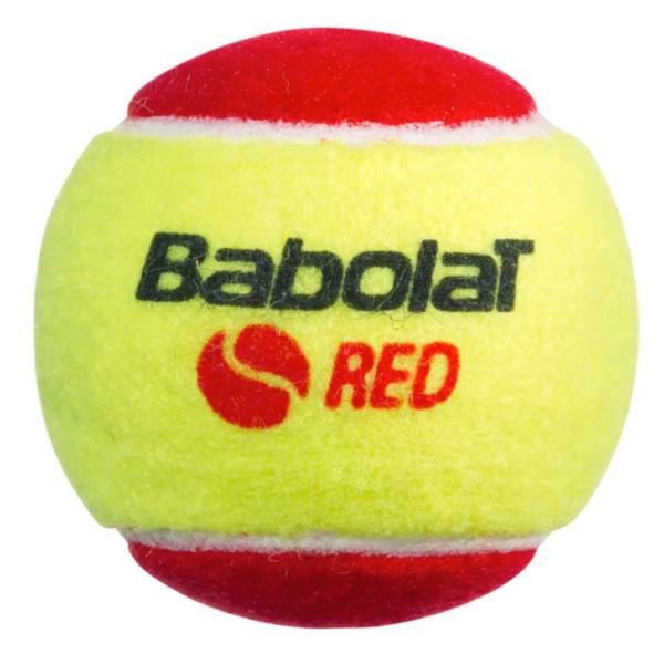 Imagem de Bola De Tênis Babolat Red Felt X3 Amarelo Vermelho