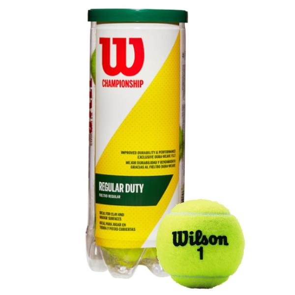 Imagem de Bola De Tênis Championship Regular Duty Pack Com 9 Bolas Wilson