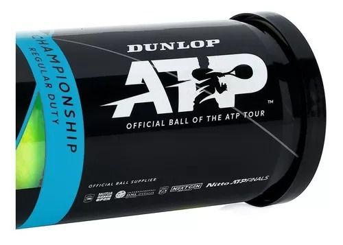 Imagem de Bola de Tênis Dunlop ATP Championship Regular Duty (Pack com 3 Tubos)