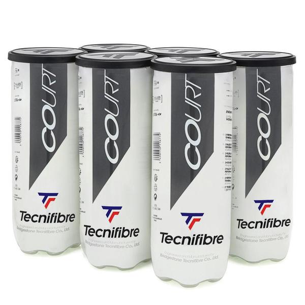 Imagem de Bola de Tênis Tecnifibre Court Pack com 06 Tubos