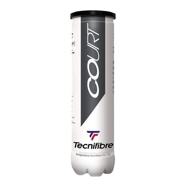 Imagem de Bola de Tênis Tecnifibre Court Tubo Com 04 Bolas