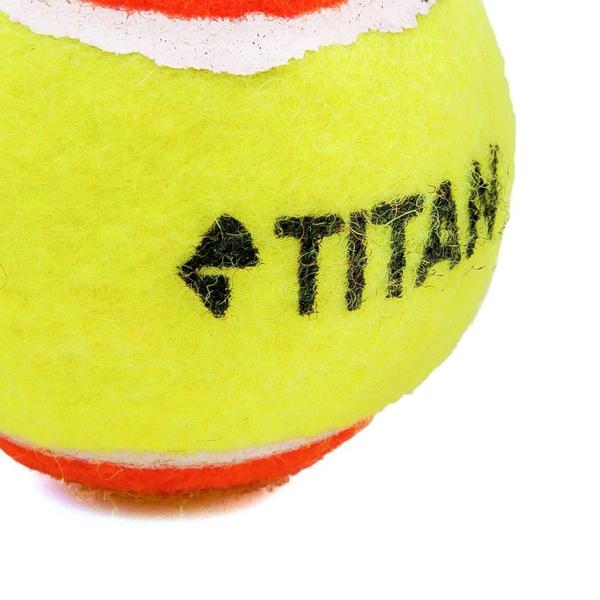 Imagem de Bola de Tênis Titan Kids Laranja Estágio 2 - Pack com 03 Unidades