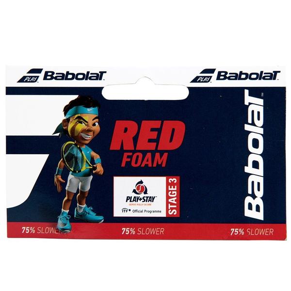 Imagem de Bola de Touch Tennis Babolat Red Foam Stage 3 (Pacote 3 unid.)