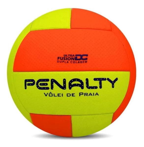 Imagem de Bola de Volei de Praia Penalty XXI - Laranja/Amarelo/Roxo