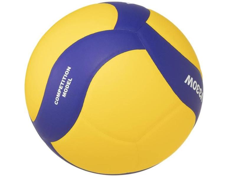 Imagem de Bola De Volei Mikasa V330W Microfibra - Amarelo/Azul