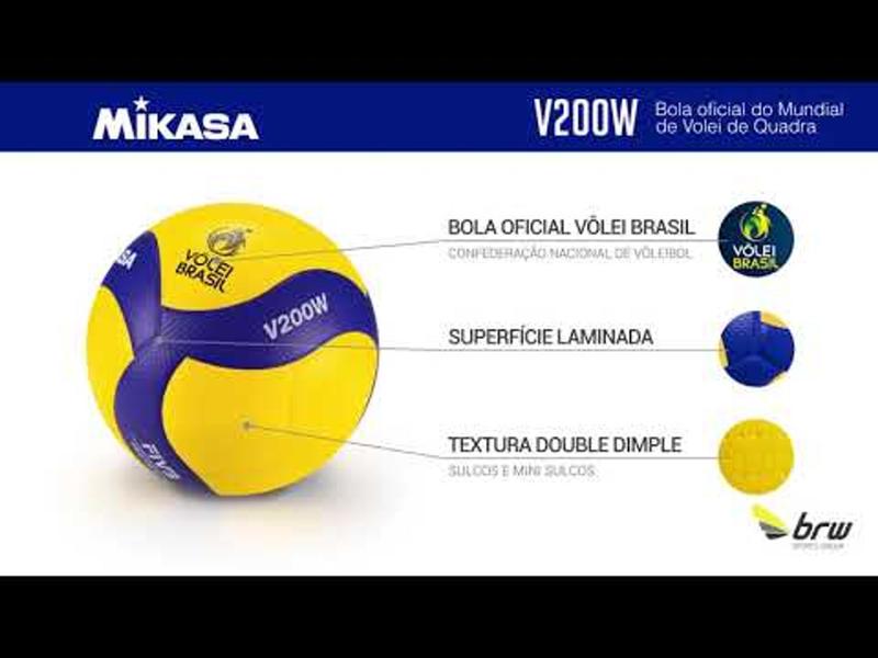 Imagem de Bola de Vôlei Oficial e Original da Mikasa V200W