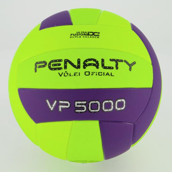 Imagem de Bola de Vôlei Penalty VP 5000 Amarela e Roxa