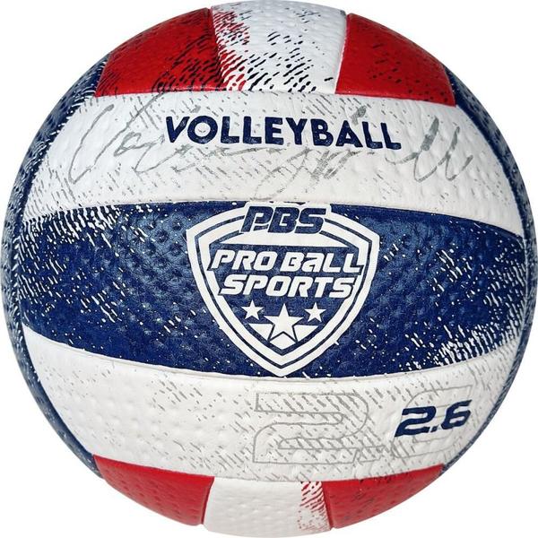 Imagem de Bola de Volei PRO BALL PVC/PU 2.6 BR/AZ/VM