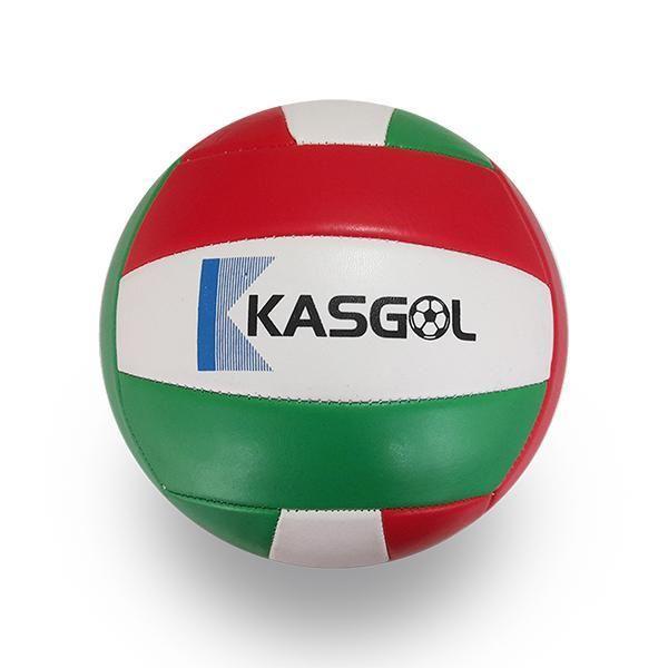 Imagem de Bola De Vôlei Tamanho Padrão Kasgol - Verde Vermelho Branco