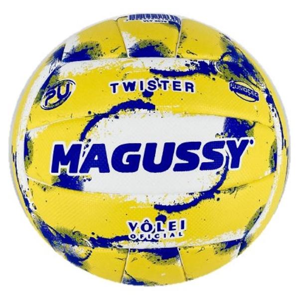 Imagem de Bola De Volei Twister Magussy cor: Amarelo/azul