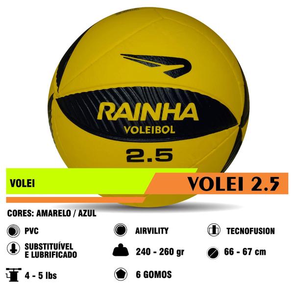 Imagem de Bola De Vôlei Vl 2.5 Esporte Original Voleibol Rainha Nf