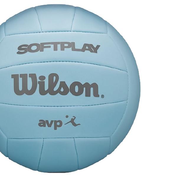 Imagem de Bola de Vôlei Voleibol Soft Play AVP 18 Painéis Esporte Praia Quadra Wilson