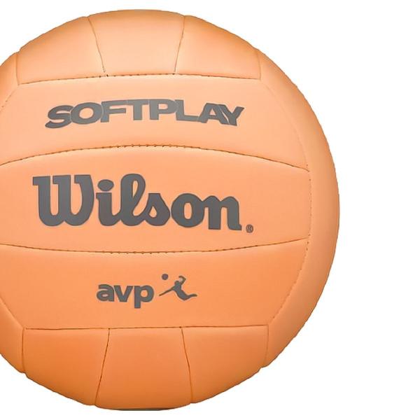 Imagem de Bola de Vôlei Voleibol Soft Play AVP 18 Painéis Esporte Praia Quadra Wilson