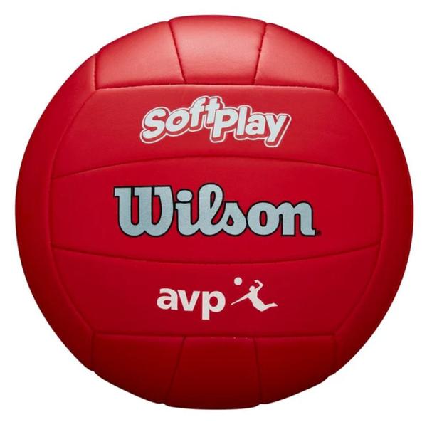 Imagem de Bola de Volei Wilson AVP Soft Play PVC Vermelho