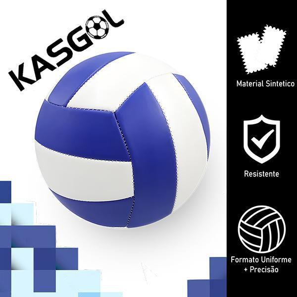 Imagem de Bola De Voleibol Kasgol Tamanho Oficial - ul E Branco