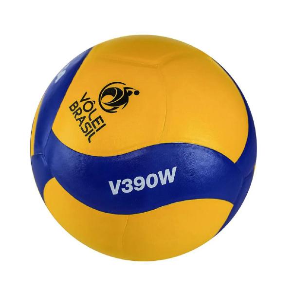 Imagem de Bola De Voleibol Mikasa V390w Amarelo E Azul - Padrão FIVB - Ref MK000063