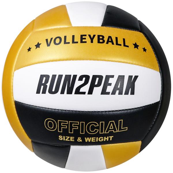 Imagem de Bola de voleibol RUN2PEAK Soft tamanho oficial 5 para jovens adultos