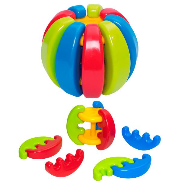 Imagem de Bola Didática de Encaixar em Gomos - Brinquedo para Bebês