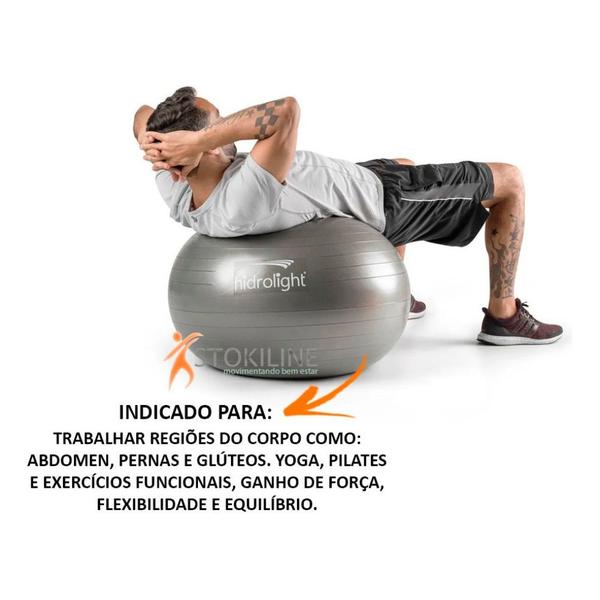 Imagem de Bola Exercicios Hidrolight 75 cm com Bomba