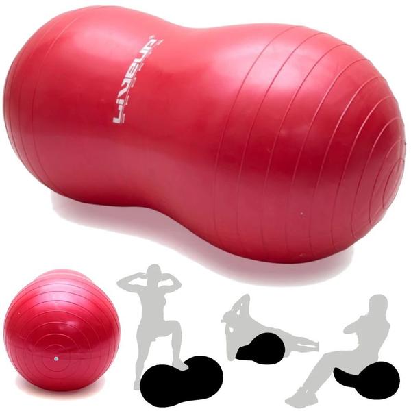 Imagem de Bola Feijao para Pilates Vermelha 100 X 40 Cm Liveup  Liveup Sports 