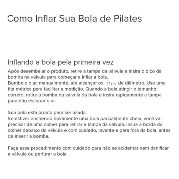 Imagem de Bola Fit De Pilates Verde Com Bomba De Inflar 75Cm Plástico