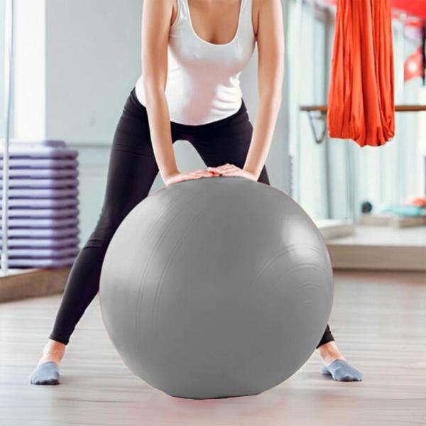 Imagem de Bola Fitness Grande Para Exercício De Alongamento Yoga Pilates Bola 75 Cm Plástico Pvc s/ Bomba