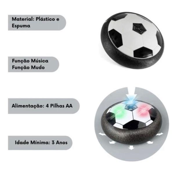 Imagem de Bola Flutuante Hover Ball Futebol Com Led Eletrônico Criança