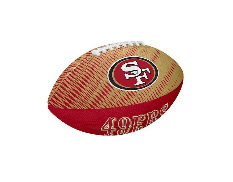 Imagem de Bola Futebol Americano Wilson NFL Team San Francisco 49ers Tailgate Junior Jogos Treinos Amarela