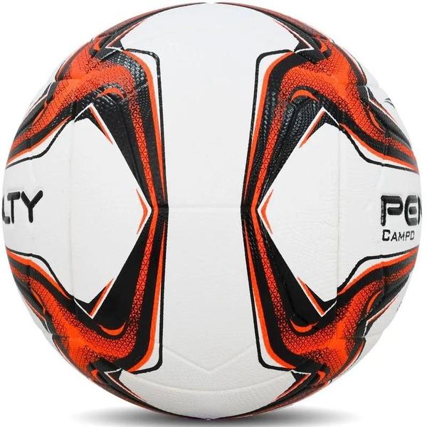 Imagem de BOLA FUTEBOL CAMPO PENALTY BRAVO XXIV branco vermelho