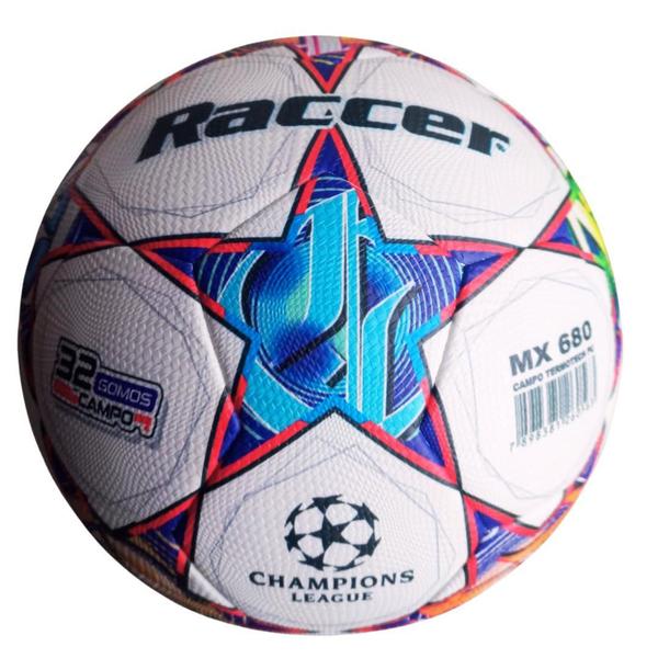 Imagem de Bola Futebol De Campo Raccer Champions Mx 680 32 Gomos Ofic