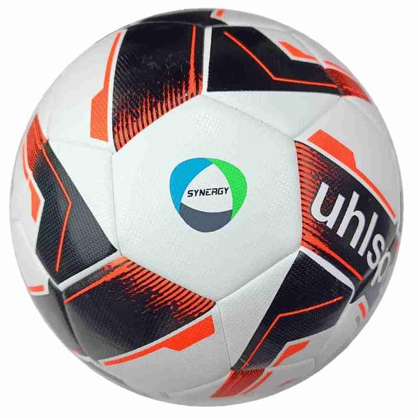 Imagem de Bola futebol de campo society Uhlsport Synergy + Bomba de ar