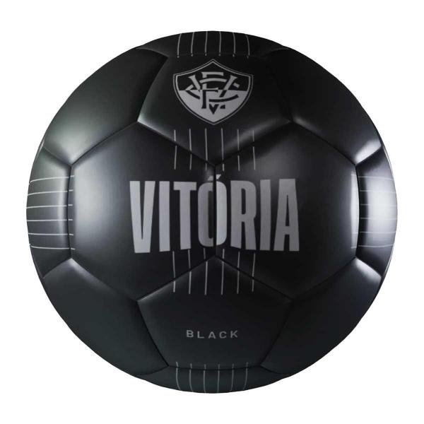 Imagem de Bola Futebol Ec Vitória Oficial N5 Jogo Treino Campo - Preto