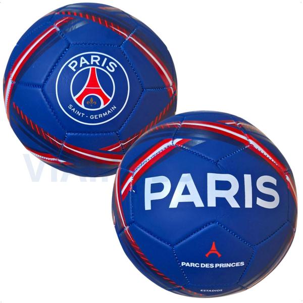 Imagem de Bola futebol estadios psg oficial azul vermelho branco