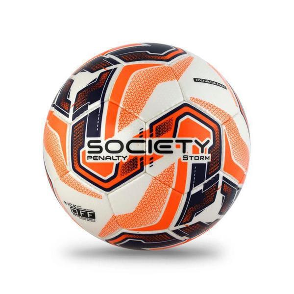 Imagem de Bola Futebol Society Penalty Storm XXI Microfibra Costurada a Mão