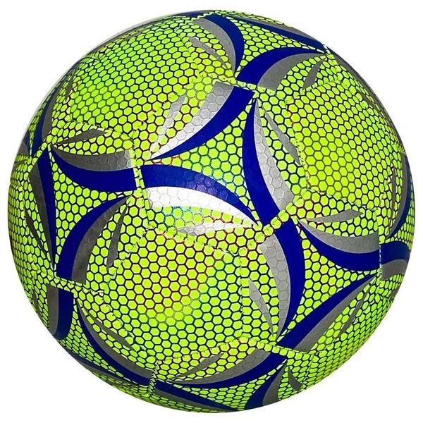 Imagem de Bola Futebol Verde Florescente Neon Esporte Treinamento Criança Adulto  Wct Fitness