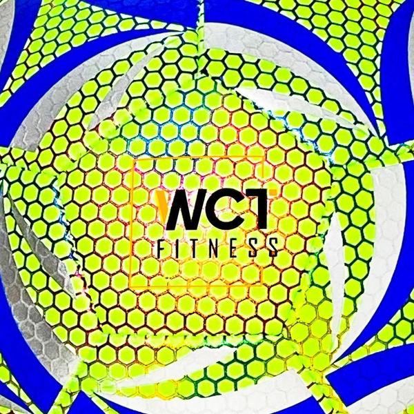 Imagem de Bola Futebol Verde Florescente Neon Esporte Treinamento Criança Adulto  Wct Fitness