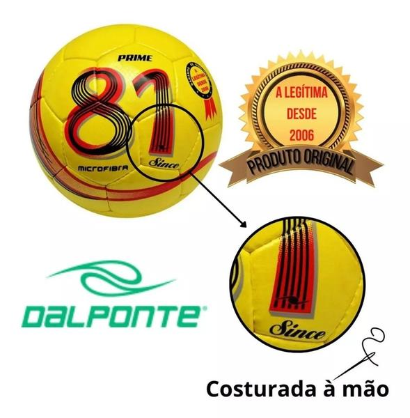 Imagem de Bola Futsal Dalponte 81 Prime Costurada A Mão Kit Com 3 Unidades