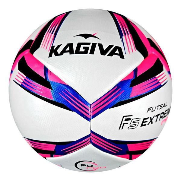 Imagem de Bola Futsal Kagiva F5 Extreme Pró Oficial Rosa Mais Inflador