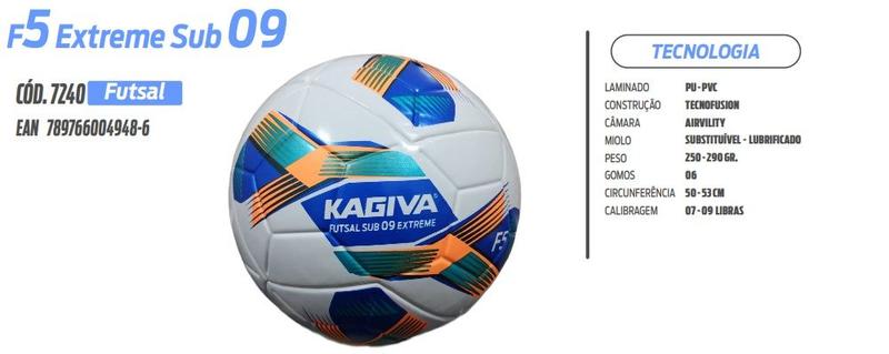 Imagem de Bola Futsal Kagiva F5 Extreme Sub 09