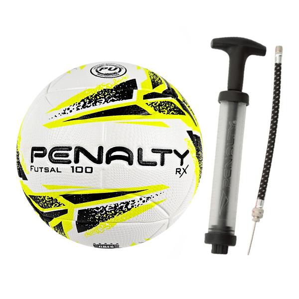 Imagem de Bola Futsal Penalty RX 100 XXII SUB 9 Selo CBFS Mais Inflador