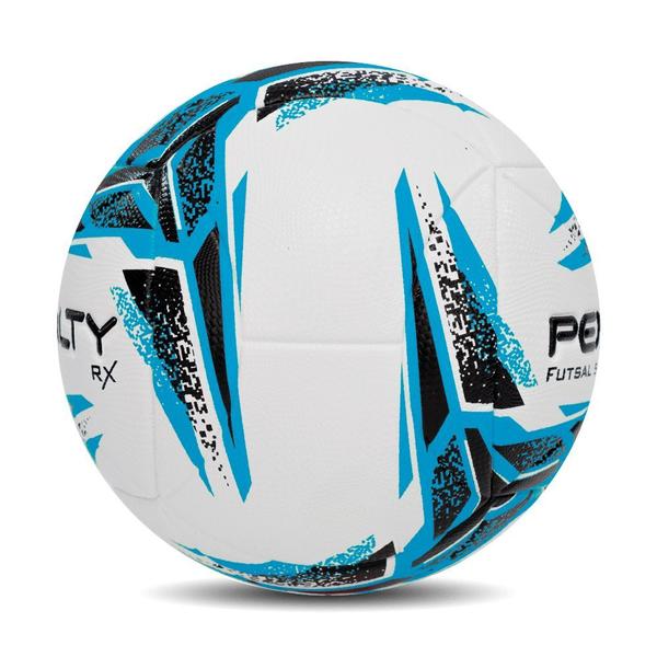 Imagem de Bola Futsal Penalty RX 500 XXIII Branco Azul