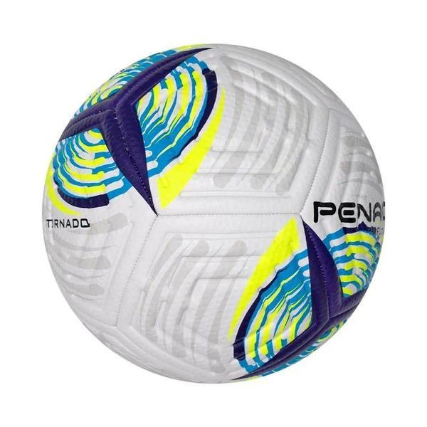 Imagem de Bola Futsal Penalty Tornado Xxii - unissex - branco+azul+amarelo