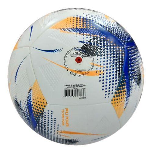 Imagem de Bola Futsal Topper Slick Cup Oficial + Bomba de Ar