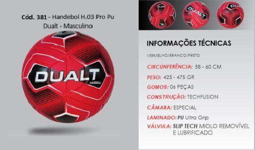 Imagem de Bola handebol dualt h3 pro masculino