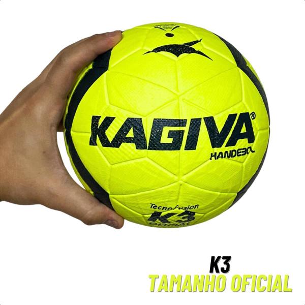 Imagem de Bola Handebol K3 K2 Feminina Kagiva Masculina Handball Andebol Oficial Treino Profissional Quadra