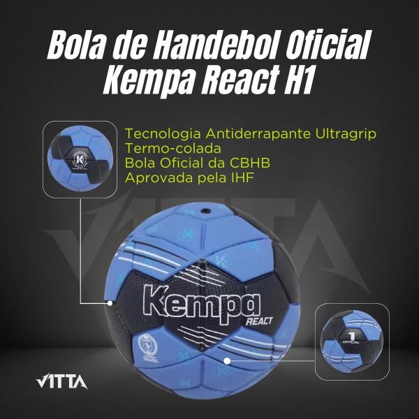 Imagem de Bola Handebol Oficial Kempa React H1