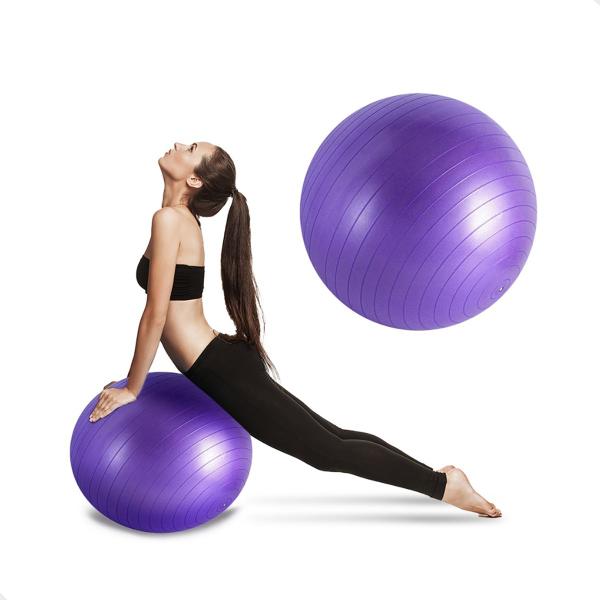 Imagem de Bola Inflável 85 Cm Para Exercícios Pilates Yoga Abdominal